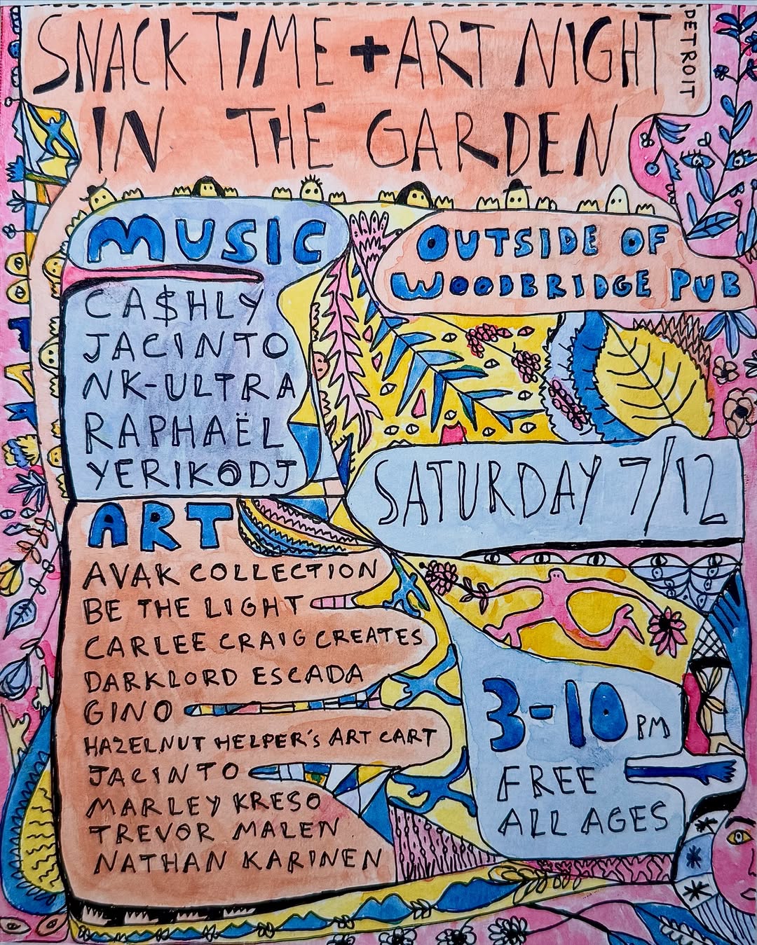 Snacktime x Art Night Detroit