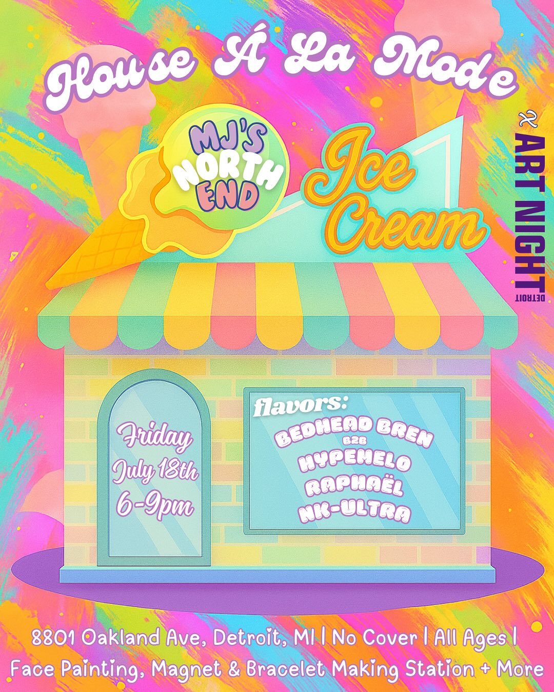 House A La Mode x Art Night Detroit